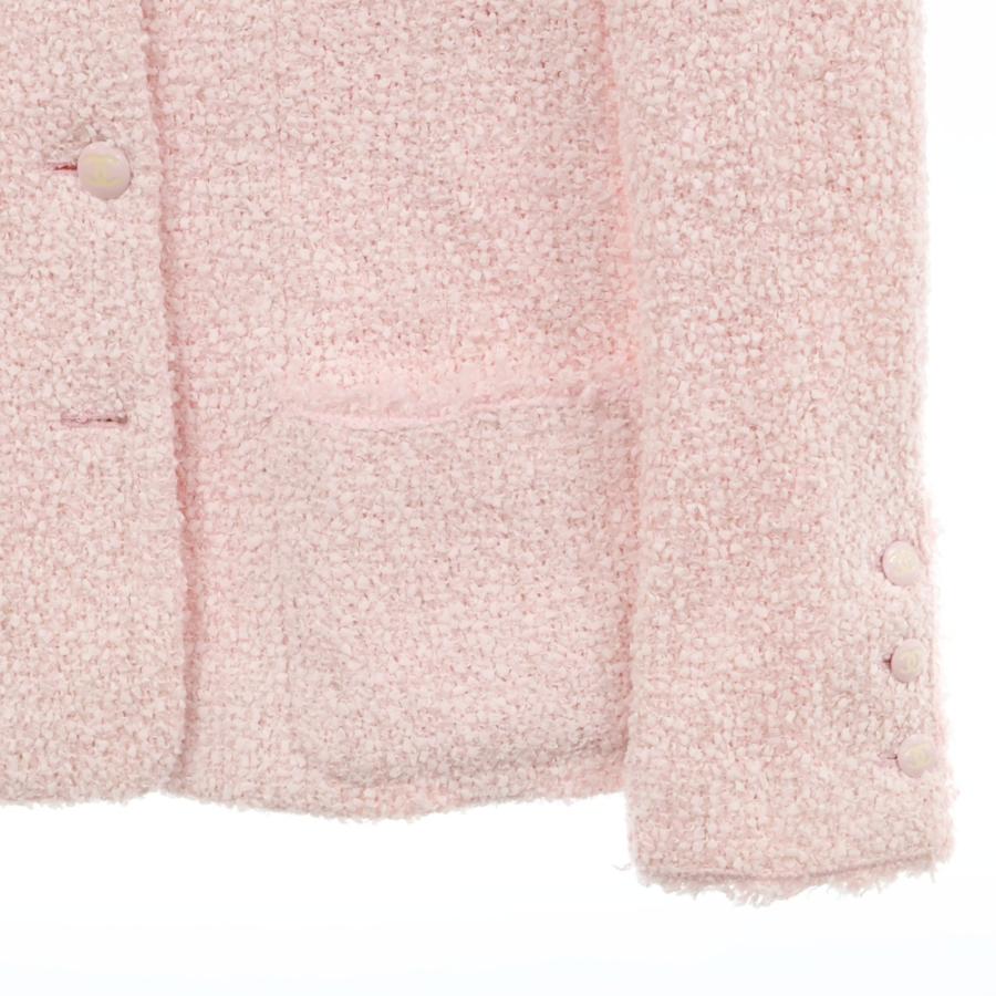 CHANELシャネル お洒落ピンクのジャケット size36 CHANEL（シャネル） ツイード ジャケット ピンク #36 ココボタン
