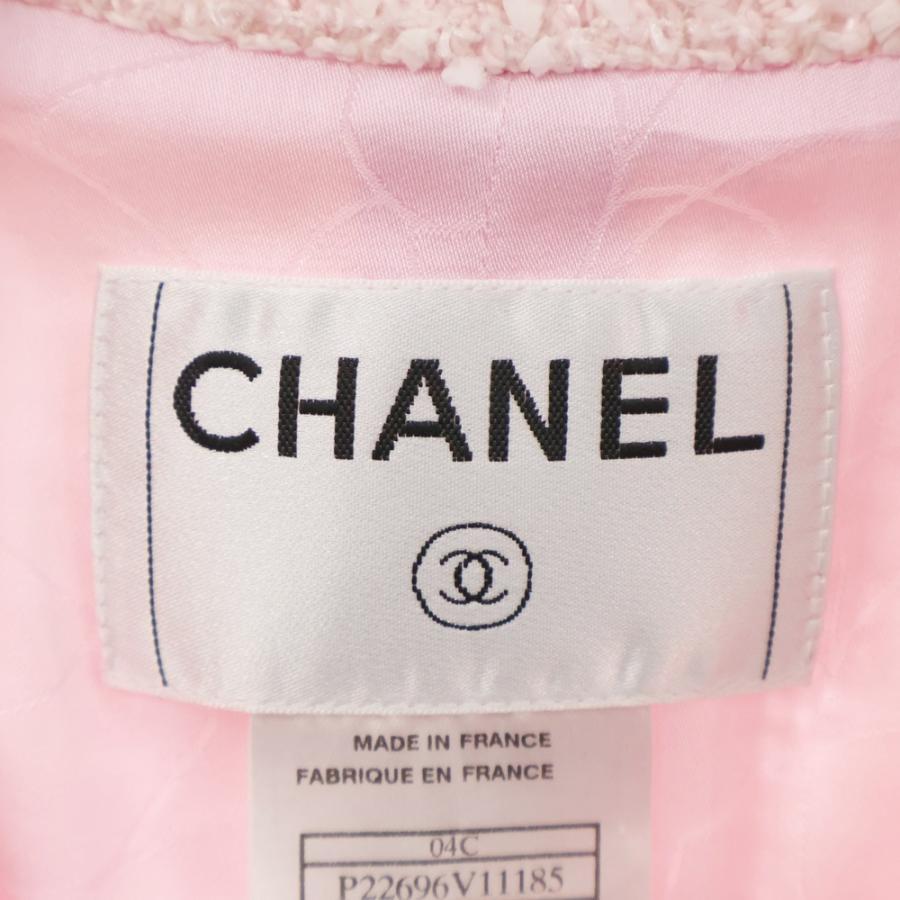 CHANEL（シャネル） ツイード ジャケット ピンク #36 ココボタン