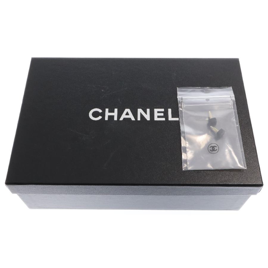 CHANEL（シャネル） パンプス シューズ リボン ブラック レザー