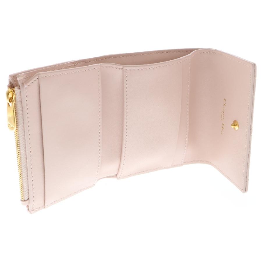 Christian Dior クリスチャンディオール カロ レザー 三つ折り Christian Dior クリスチャンディオール カロ レザー 三つ折り