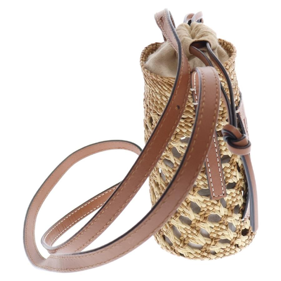 LOEWE（ロエベ） アナグラム ポシェット フォンショルダー ブラウン