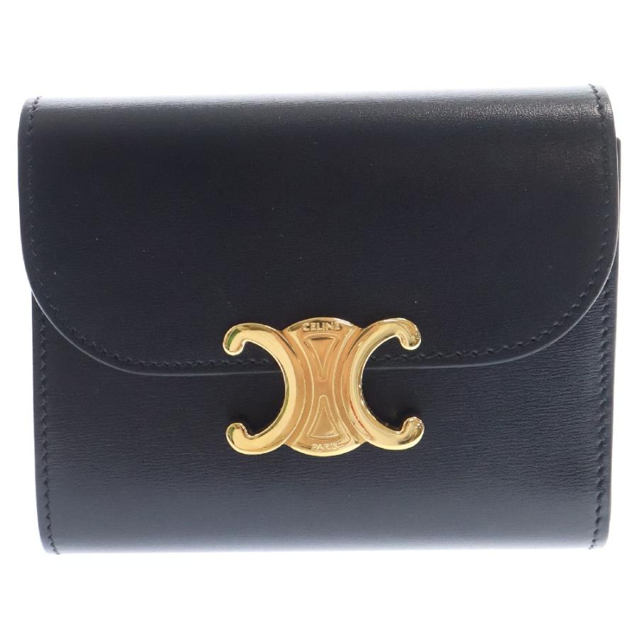 CELINE セリーヌ トリオンフ スモールフラップウォレット CELINE セリーヌ トリオンフ スモールフラップウォレット