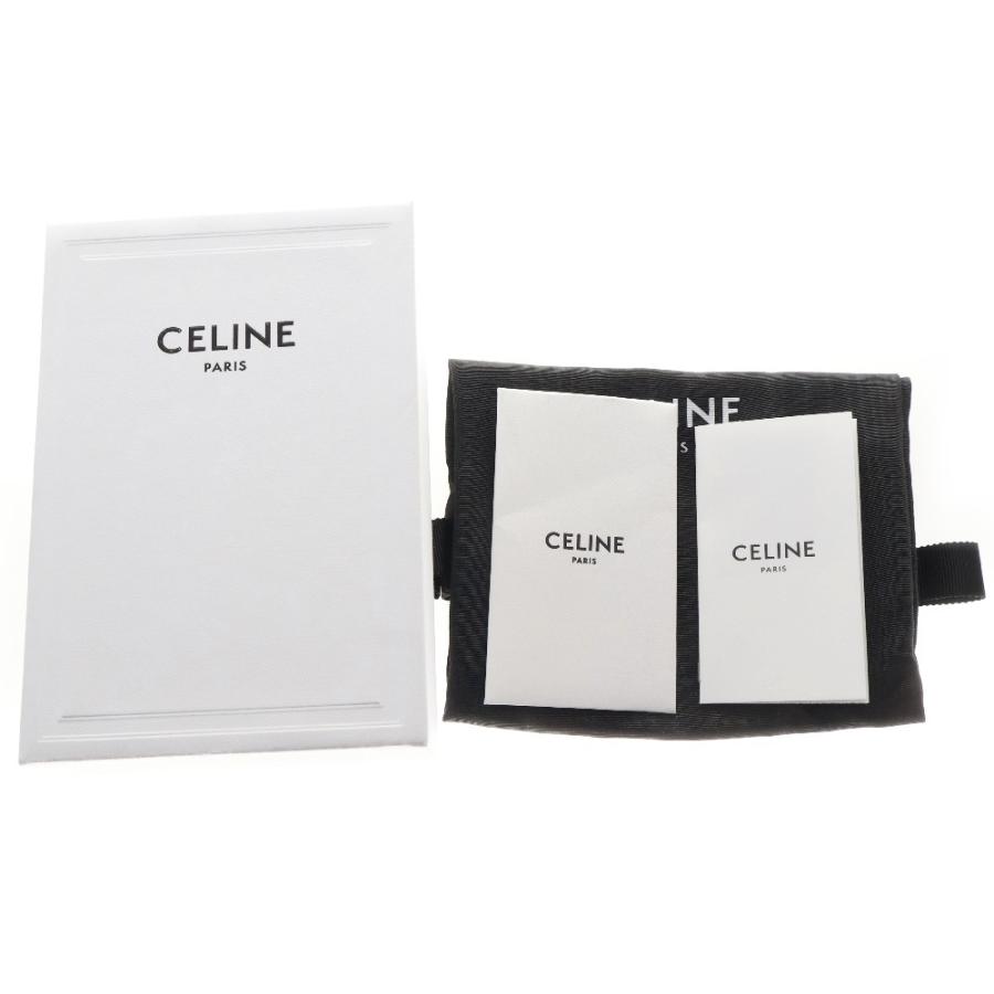 CELINE（セリーヌ） 16セーズ コンパクトウォレット ブラック レザー