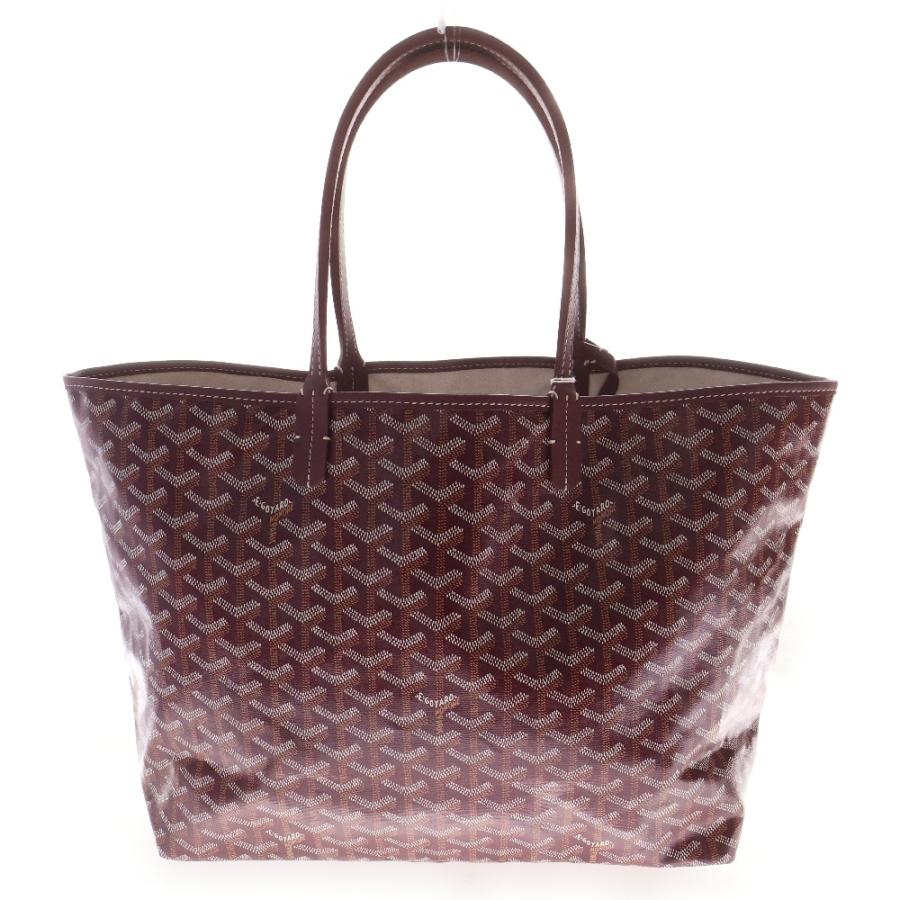 GOYARD（ゴヤール） サンルイPM ボルドー PVC×レザー トートバッグ