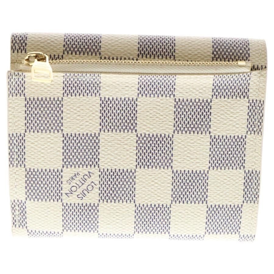 LOUIS VUITTON ルイヴィトン ダミエ アズール ポルトフォイユ エリーズ  