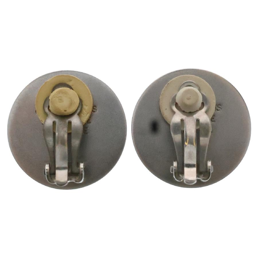 HERMES（エルメス） セリエ ロゴ イヤリング シルバー メタル