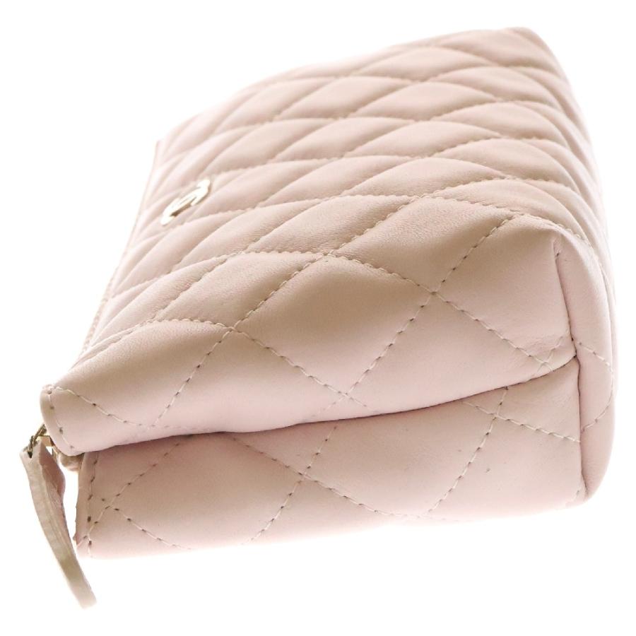 CHANEL シャネル マトラッセ ポーチ メイクポーチ ピンク