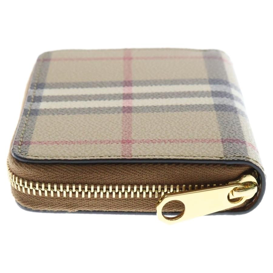 未使用品 希少 Burberrysがま口財布 ノバチェック キャンバス×レザー