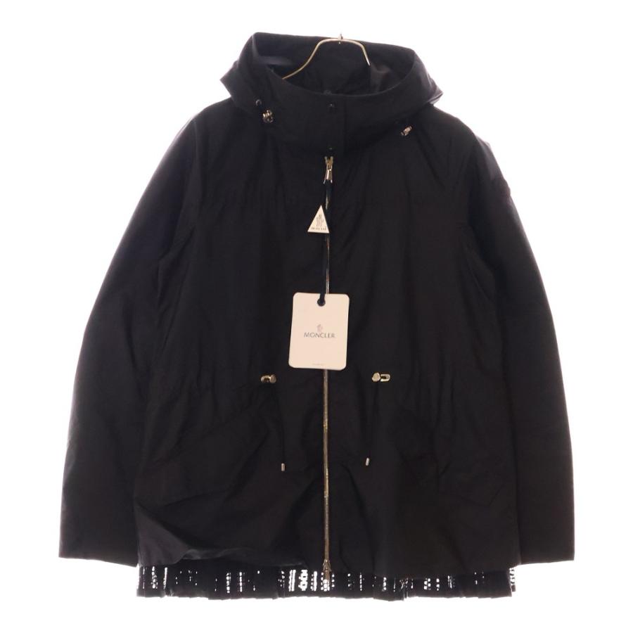 MONCLER ナイロンジャケットパーカーブラック
