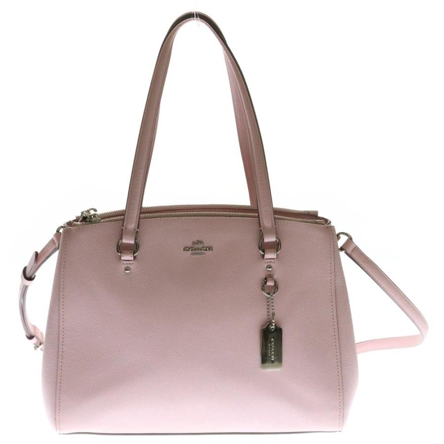 COACH（コーチ） ロゴプレート PVC レザー 2WAY ハンド ショルダー 
