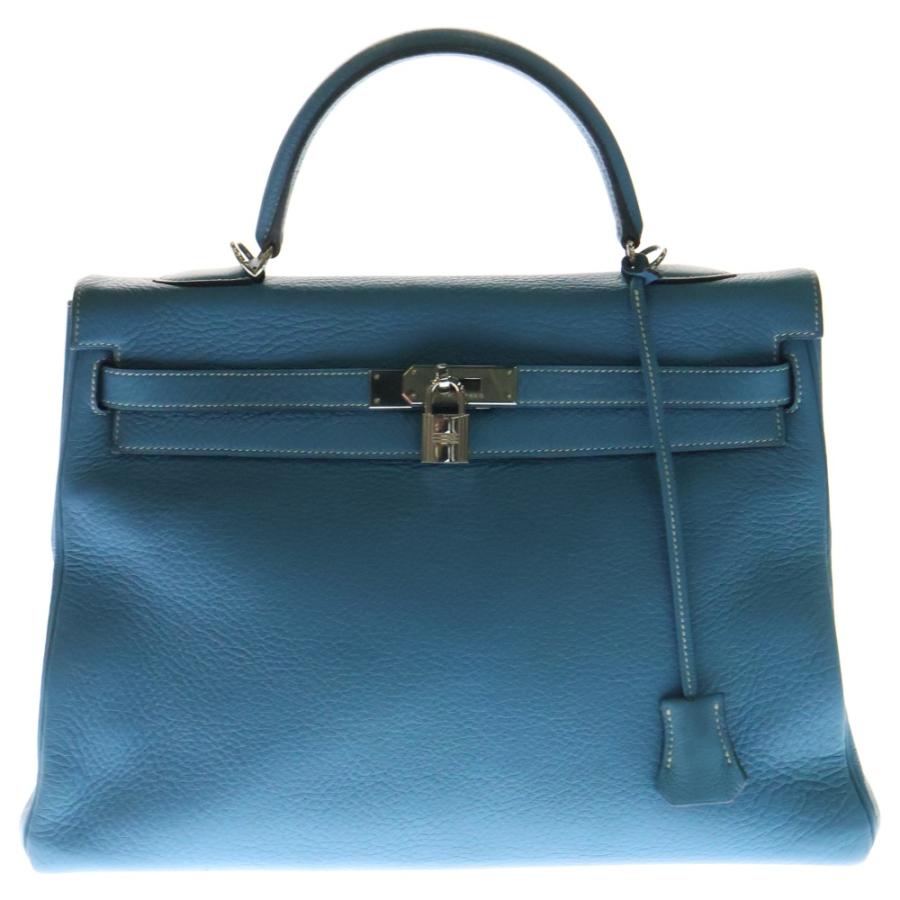 HERMES エルメス マサイPM ブルージーン 2WAYバッグ ショルダーバッグ トートバッグ ハンドバッグ ブルー レザー トリヨン □G刻印 シルバー金具 中古・古着通販】HERMES (エルメス) マサイPM ブルージーン サイズ:PM