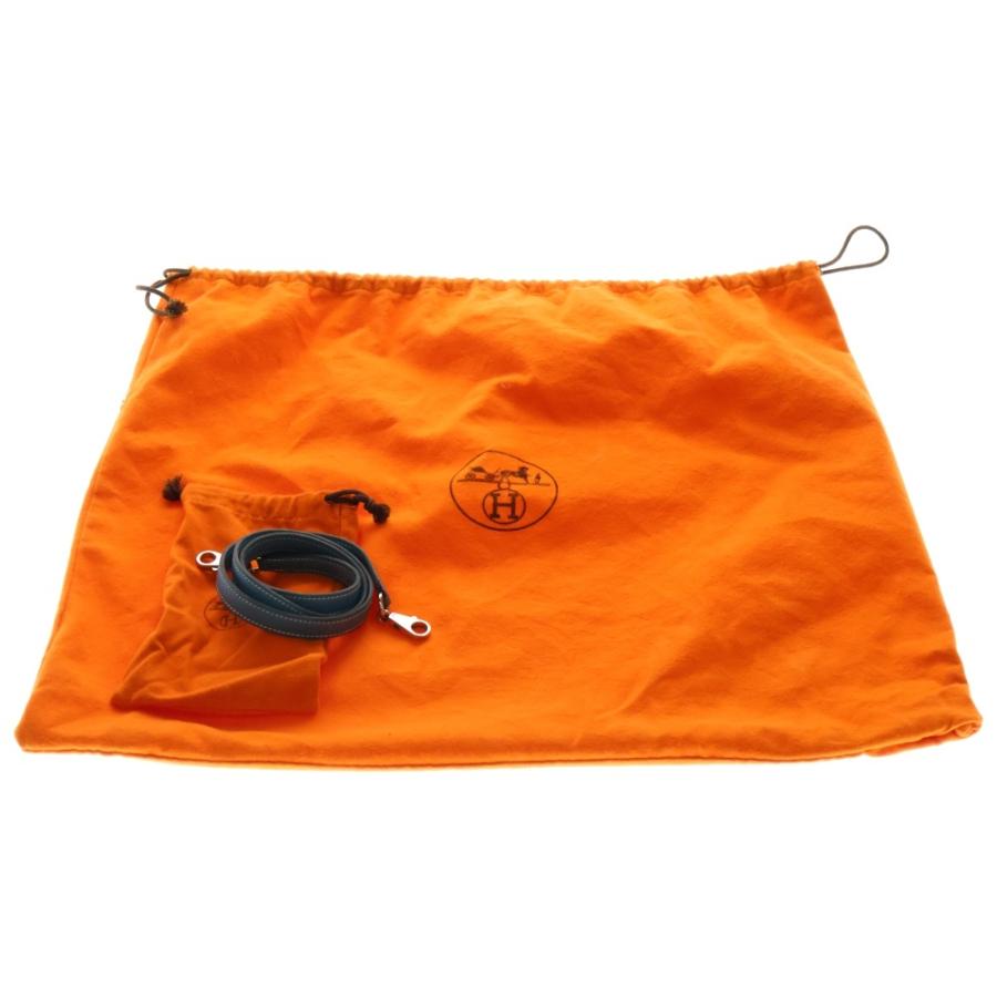 HERMES エルメス ケリー35 トリヨンクレマンス レザー ブルージーン 2WAY ハンド ショルダーバッグ シルバー金具 ライトブルー □G刻印 HERMES（エルメス） ケリー35 トリヨンクレマンス レザー ブルージーン