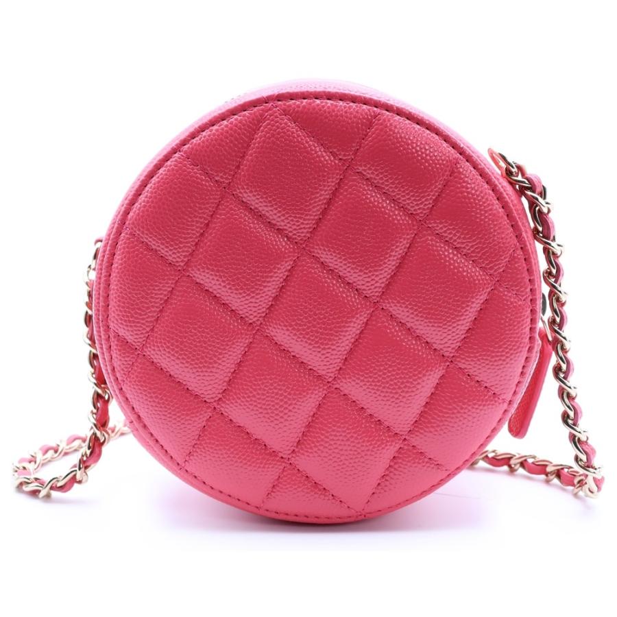 CHANEL（シャネル） ココマーク キャビアスキン ラウンドファスナー