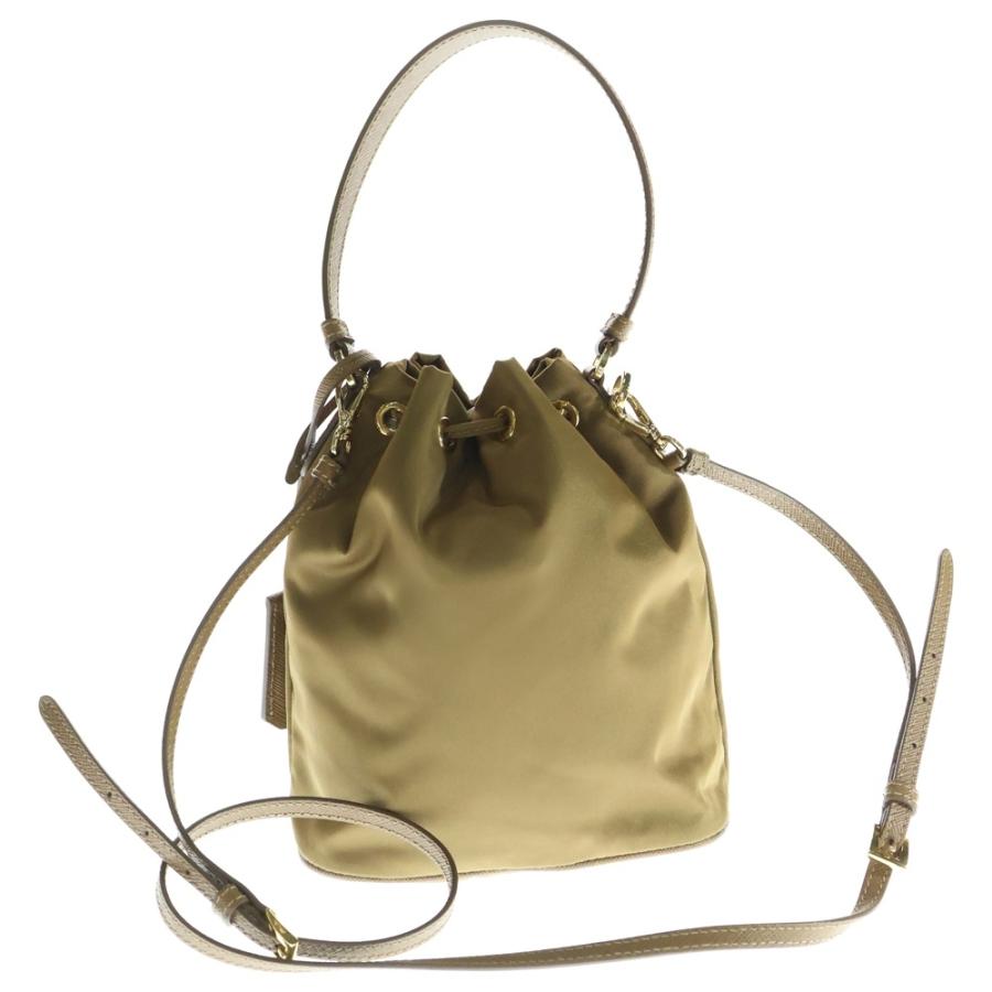 PRADA プラダ リエディション 1978 2wayミニバック ショルダーバッグ ブラウン ゴールド金具 ナイロン 1BE067 PRADA（プラダ） リエディション 1978 2wayミニバック ショルダー