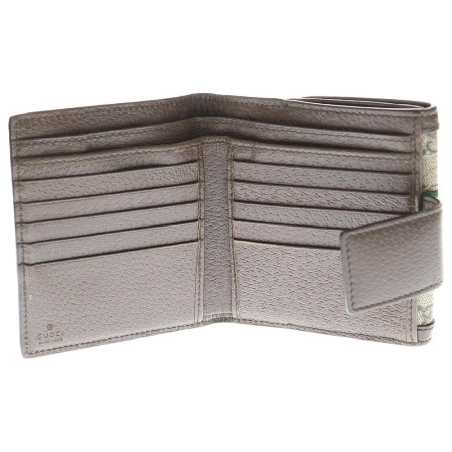 GUCCI（グッチ） GGスプリーム オフディア コンパクトウォレット 三