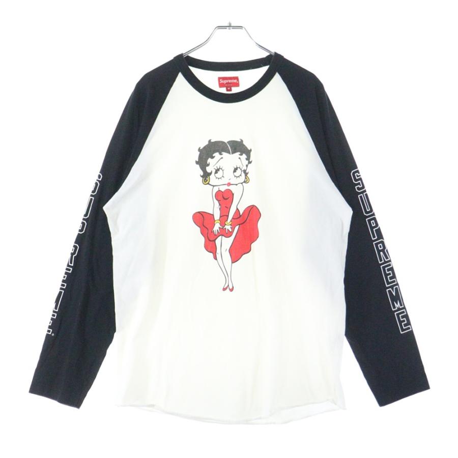 Supreme ベティ　ラグラン 長袖 Tシャツ M Supreme（シュプリーム） 16SS Betty Boop Raglan L/S Tee