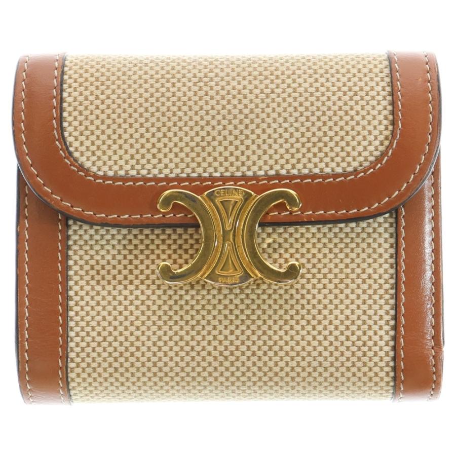 CELINE（セリーヌ） トリオンフ コンパクトウォレット 三つ折り財布