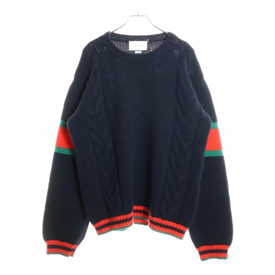 GUCCI（グッチ） 19AW シェリーライン ケーブルウールニットセーター