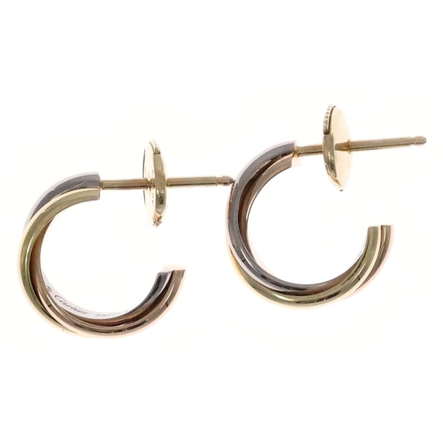 Cartier（カルティエ） トリニティ ピアス ミニ Au750 K18 ゴールド