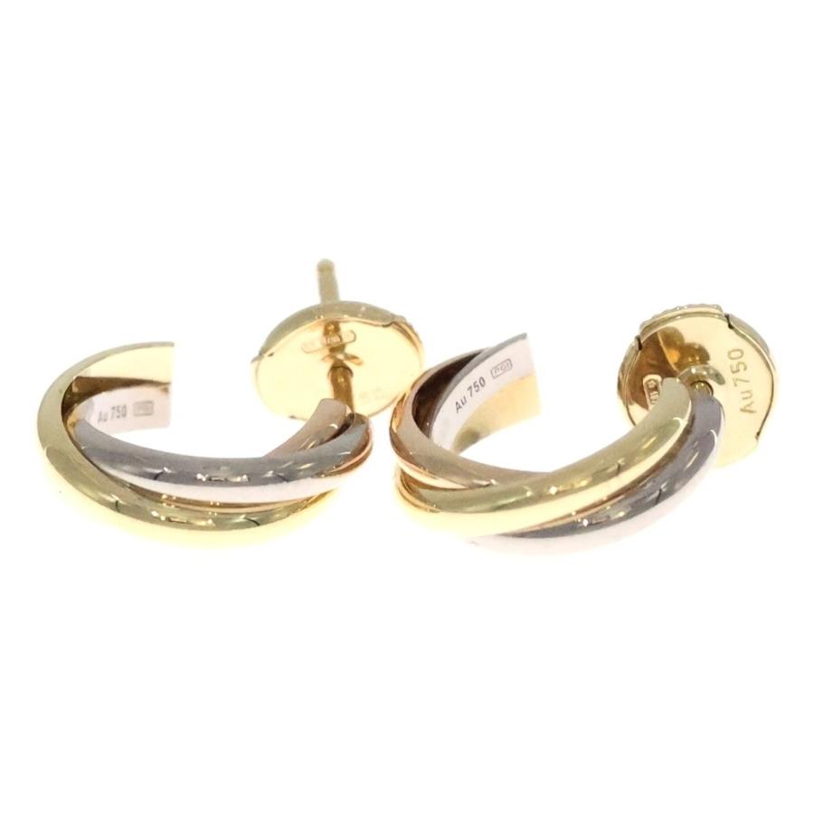 Cartier（カルティエ） トリニティ ピアス ミニ Au750 K18 ゴールド