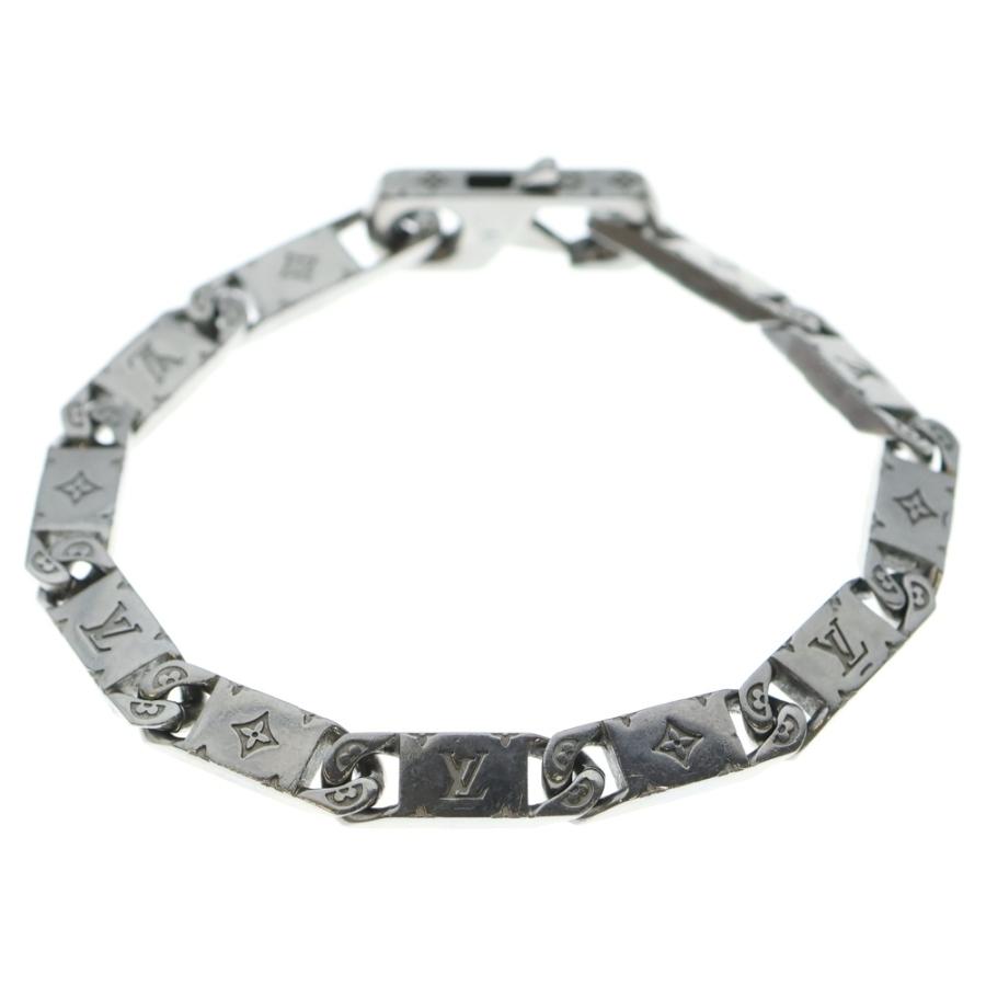 【Y】ルイヴィトン モノグラム タイドアップ チェーン ブレスレット LOUIS VUITTON（ルイ・ヴィトン） モノグラム タイドアップ