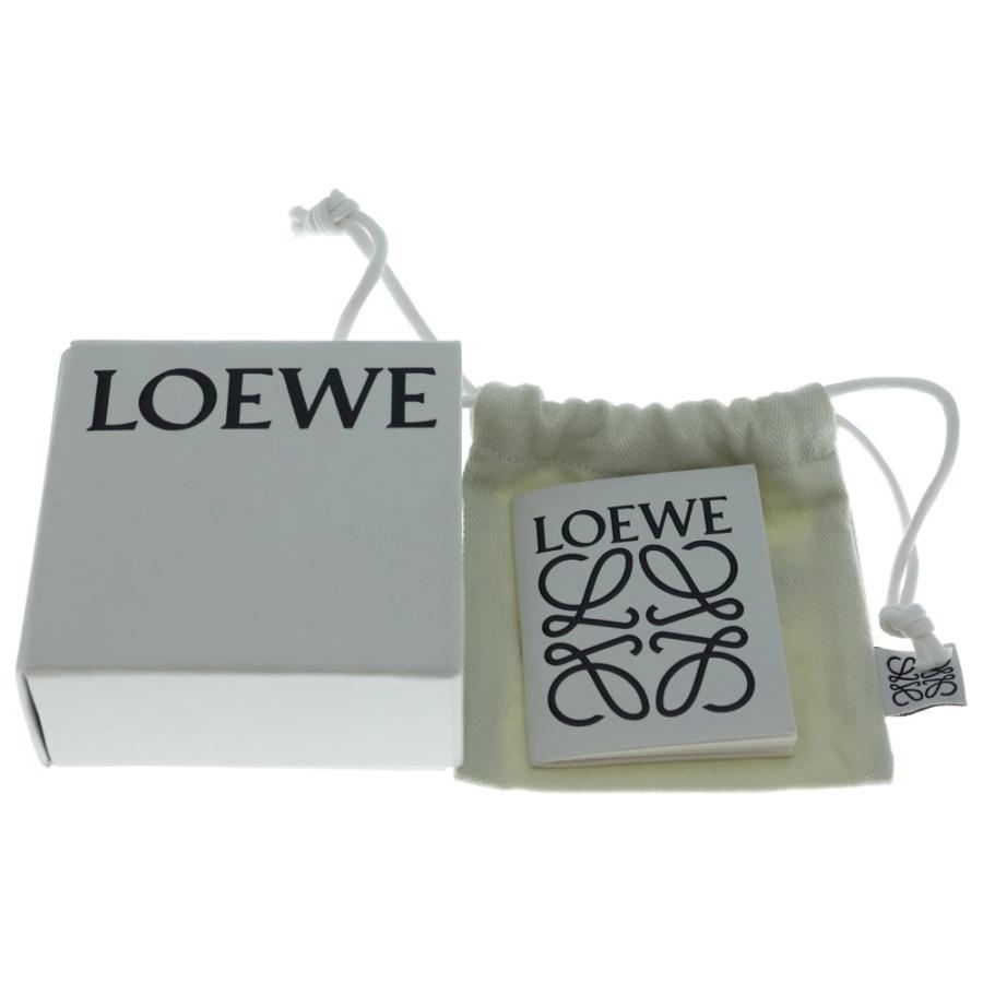 LOEWE（ロエベ） アナグラム ブレスレット ブラック レザー ゴールド