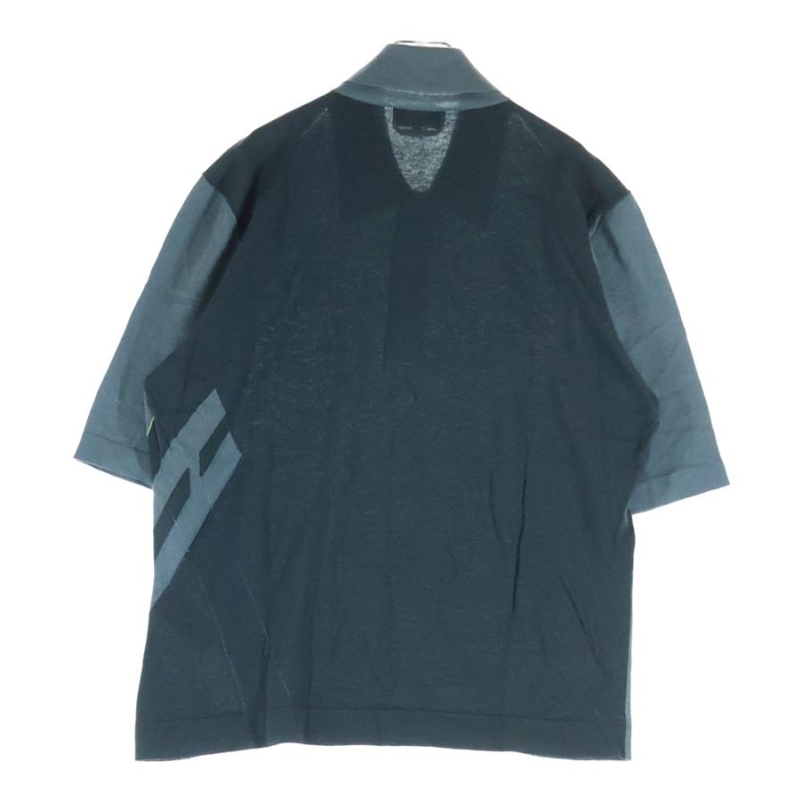 HERMES（エルメス） メッシュ切り替え カシミヤ混 コットン ニット