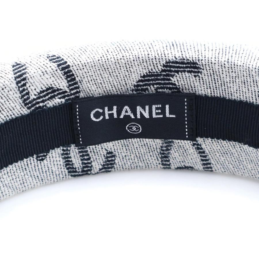 CHANEL（シャネル） ココマーク カチューシャ ヘアバンド 22S ホワイト
