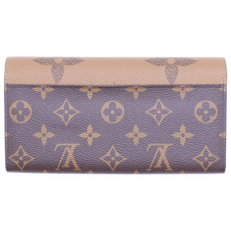 LOUIS VUITTON ルイヴィトン モノグラム・ジャイアント リバース ポルトフォイユ・サラ 長財布 ブラウン PVCレザー RFID M80726 LOUIS VUITTON（ルイ・ヴィトン） モノグラム・ジャイアント リバース