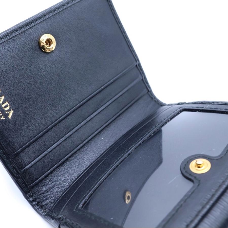 PRADA（プラダ） サフィアーノ 三つ折り財布 コンパクトウォレット