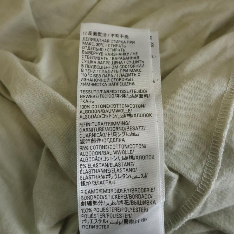 BALENCIAGA（バレンシアガ） クラッシュ加工 ネックロゴ 長袖Tシャツ