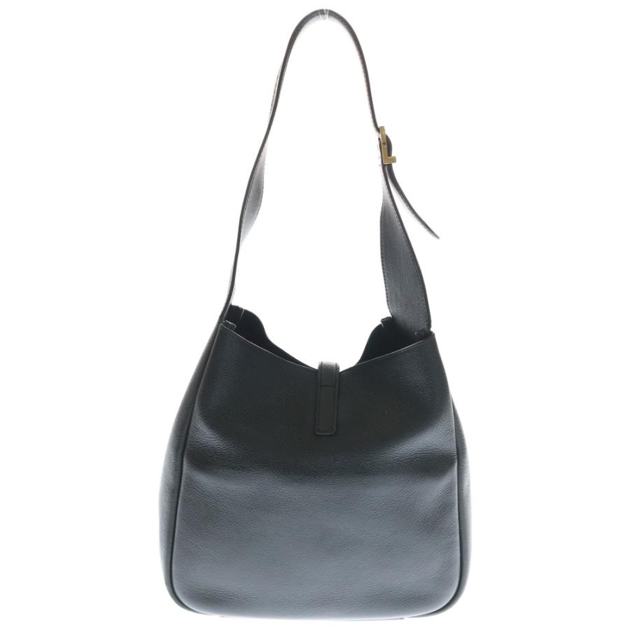 SAINT LAURENT PARIS サンローランパリ LE 5 A 7 ソフト スモール カサンドラレザーハンドバッグ ブラック レザー 713938 ゴールド金具_1