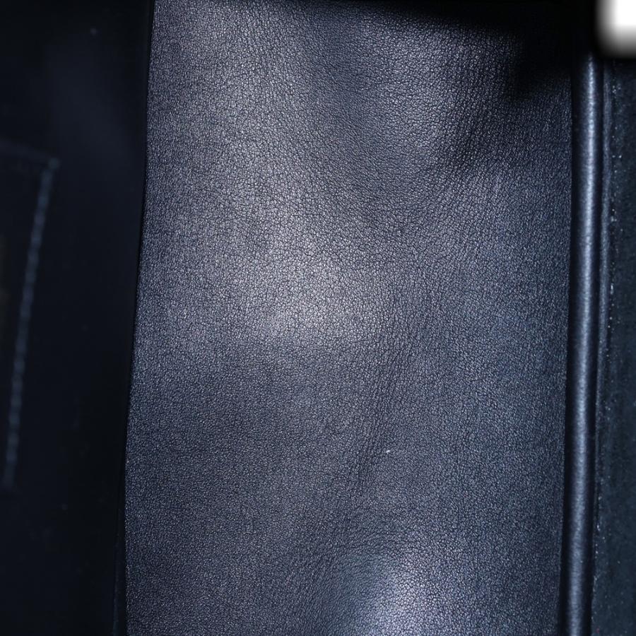 SAINT LAURENT PARIS サンローランパリ LE 5 A 7 ソフト スモール カサンドラレザーハンドバッグ ブラック レザー 713938 ゴールド金具_3