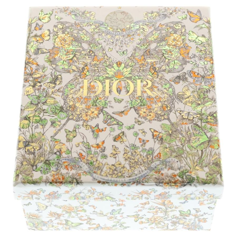 Christian Dior クリスチャンディオール カナージュ キーケース キーリング バッグチャーム レザー ベージュ ゴールド金具_5