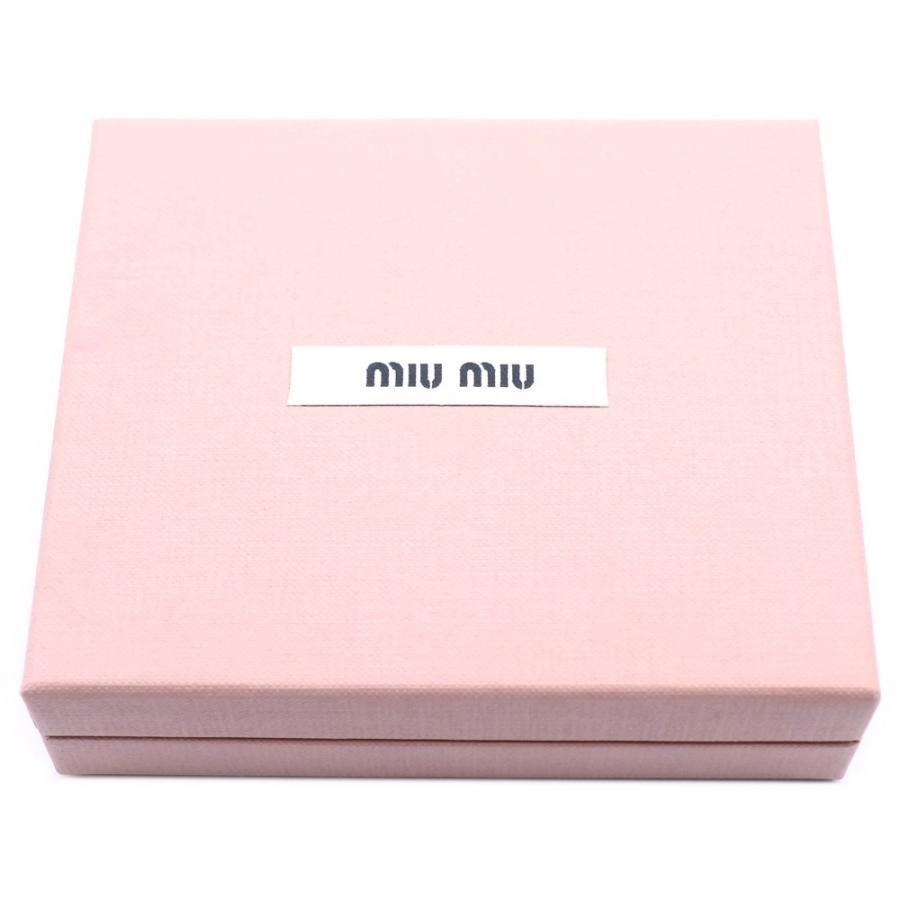 miumiu ミュウミュウ 二つ折り財布 コンパクトウォレット コインケース