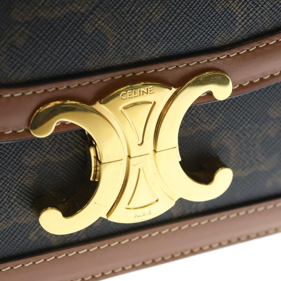 CELINE（セリーヌ） トリオンフ ティーン ショルダーバッグ ブラウン