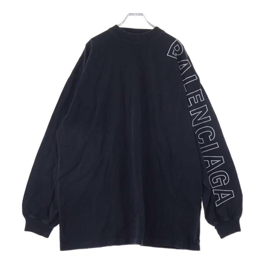 BALENCIAGA（バレンシアガ） ユーズド加工 アームロゴ刺繍 ロング