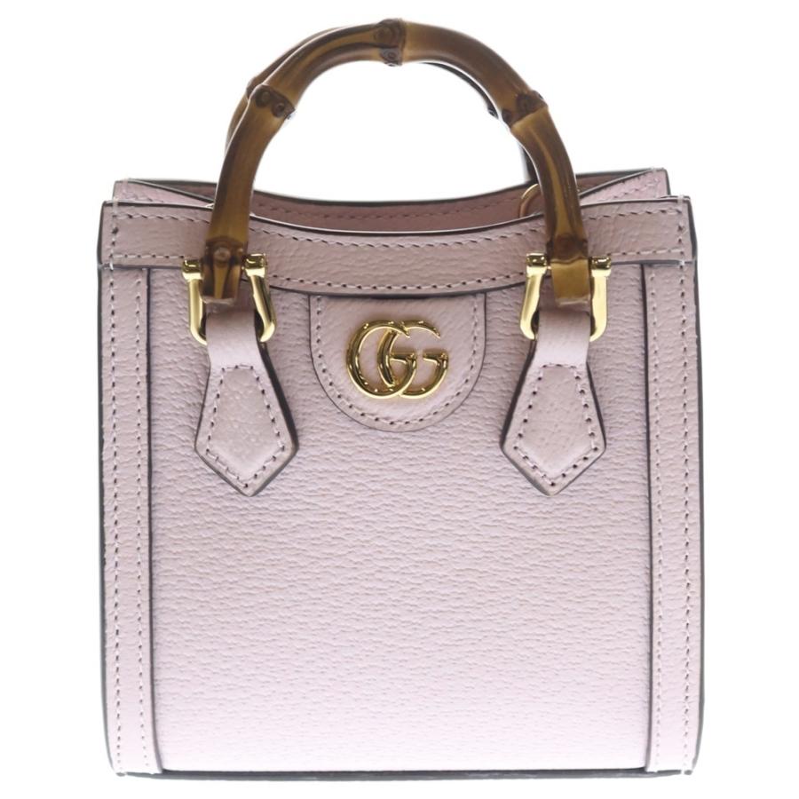 GUCCI（グッチ） ダイアナ ナノ ピンク ハンドバッグ ミニバッグ 