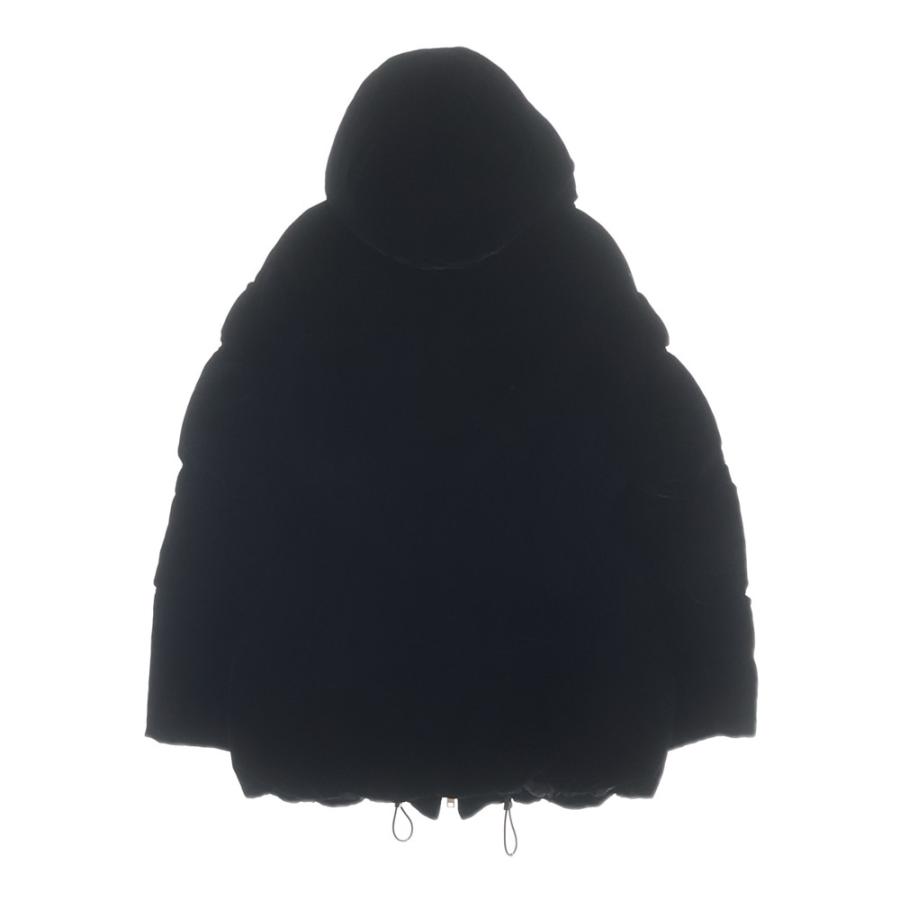 PRADA プラダ トライアングルロゴ ベルベットダウンジャケット ブラック 292214_1
