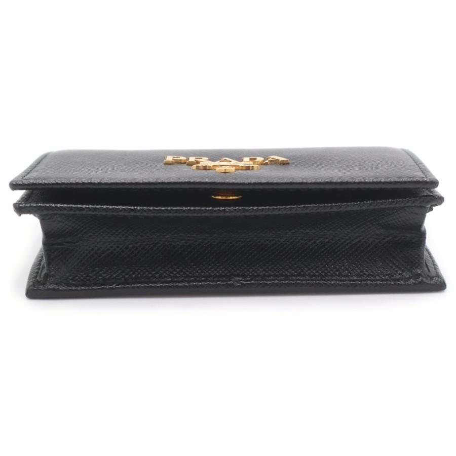 PRADA（プラダ） サフィアーノ カードケース 名刺入れ ブラック レザー
