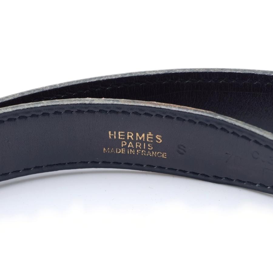 HERMES（エルメス） コンスタンス レザーベルト レッド×ブラック