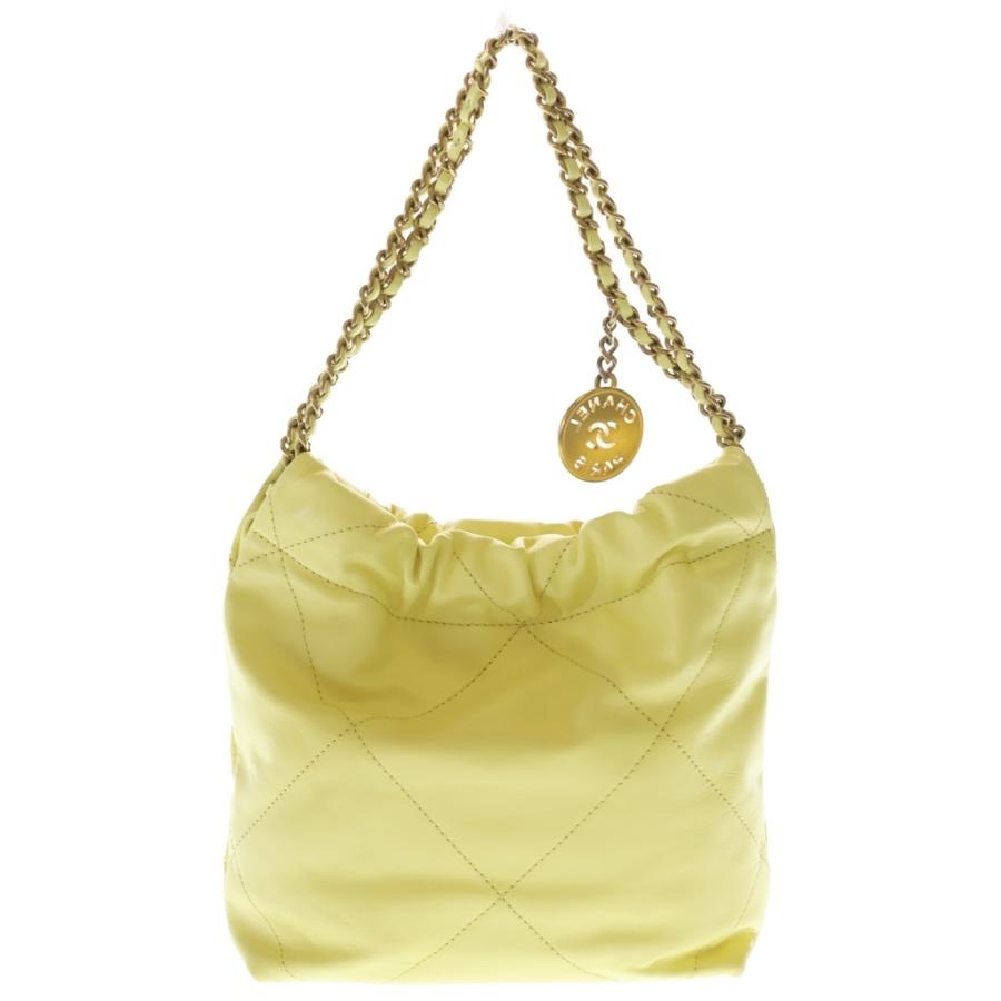 CHANEL（シャネル） シャネル22ミニ シャイニーカーフスキン チェーン 