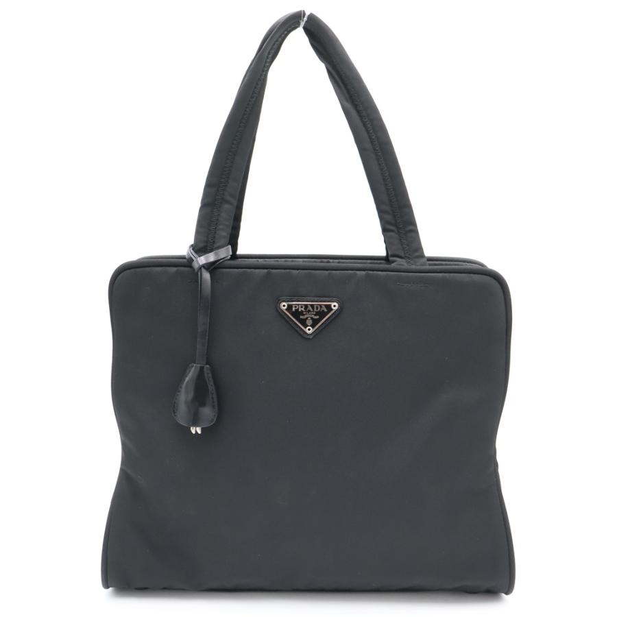 プラダ　PRADA ミニトートバッグ　ブラック　テスートナイロン PRADA（プラダ） テスートスポーツ ナイロンハンドバッグミニトート