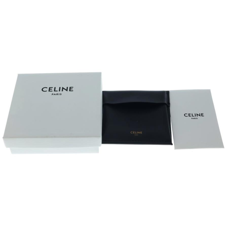 CELINE（セリーヌ） トリオンフ ラインストーン ピアス シルバー