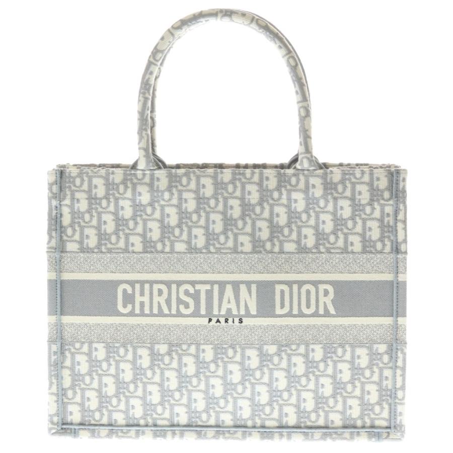 【極美品】DIOR ブックトート ミディアム オブリーク グレー DIOR ディオール BOOK TOTE ブックトート ミディアム オブリーク