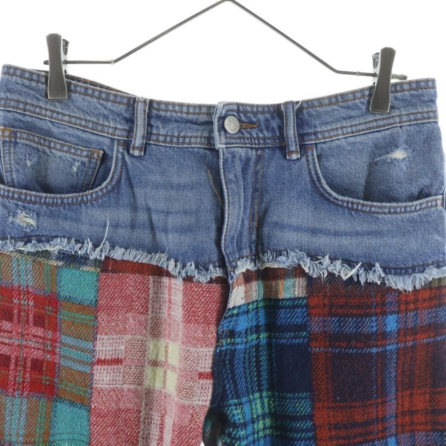 Acne Studios アクネ ストゥディオズ チェック切り替えスリム 