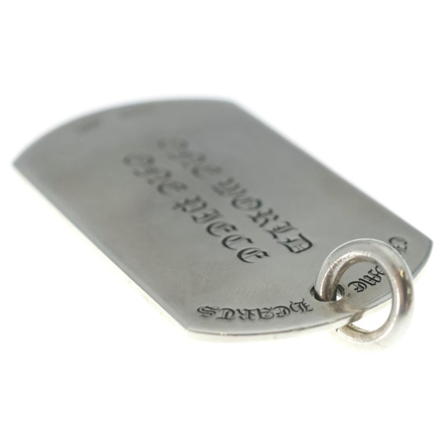 【クロムハーツ ドッグタグ シルバー 】 CHROME HEARTS（クロムハーツ） D TAG LRG ラージドッグタグ フレア