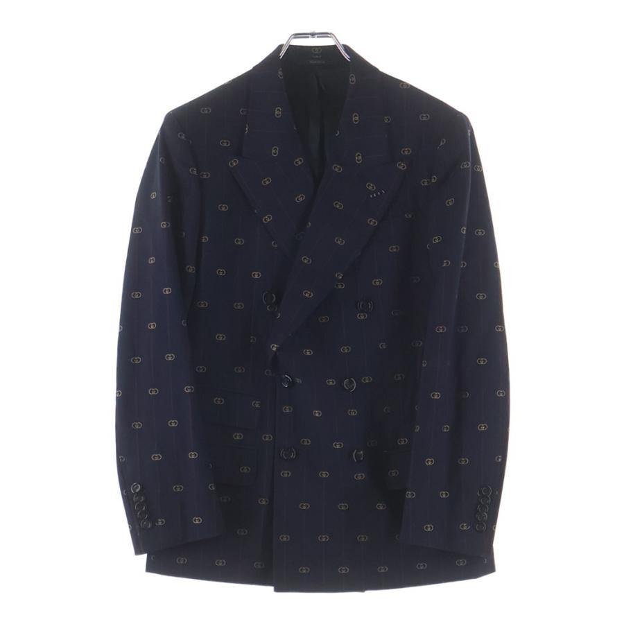 GUCCI（グッチ） インターロッキングG ストライプ ウール ジャケット