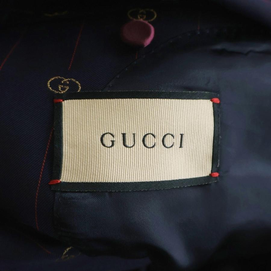 GUCCI（グッチ） インターロッキングG ストライプ ウール ジャケット