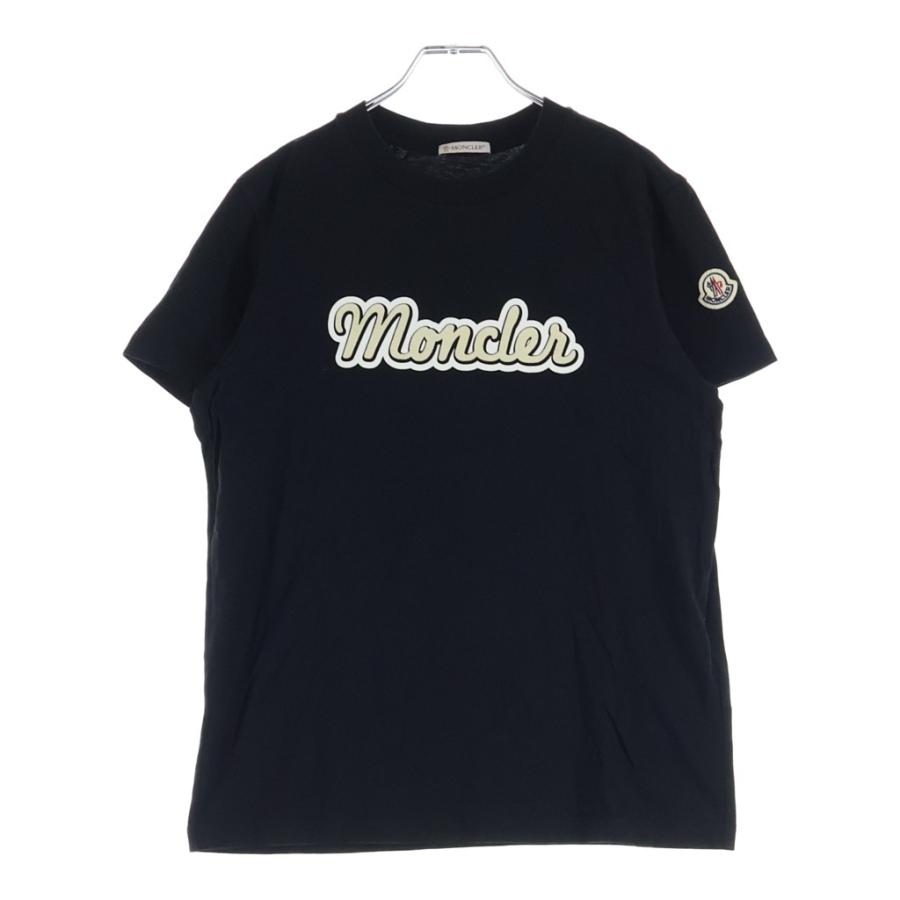 MONCLER（モンクレール） マリアマニケコルケ ロゴプリント半袖Tシャツ 